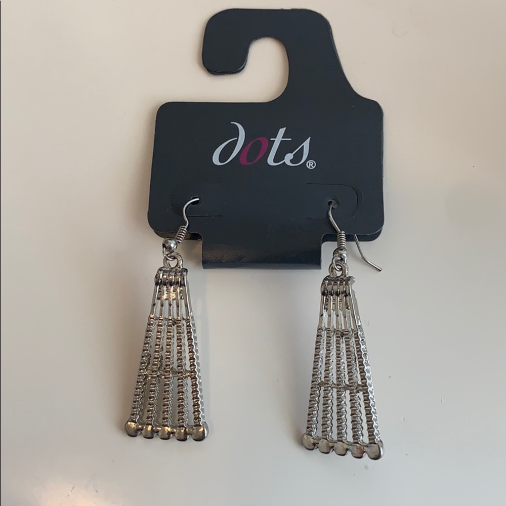 Silver earrings